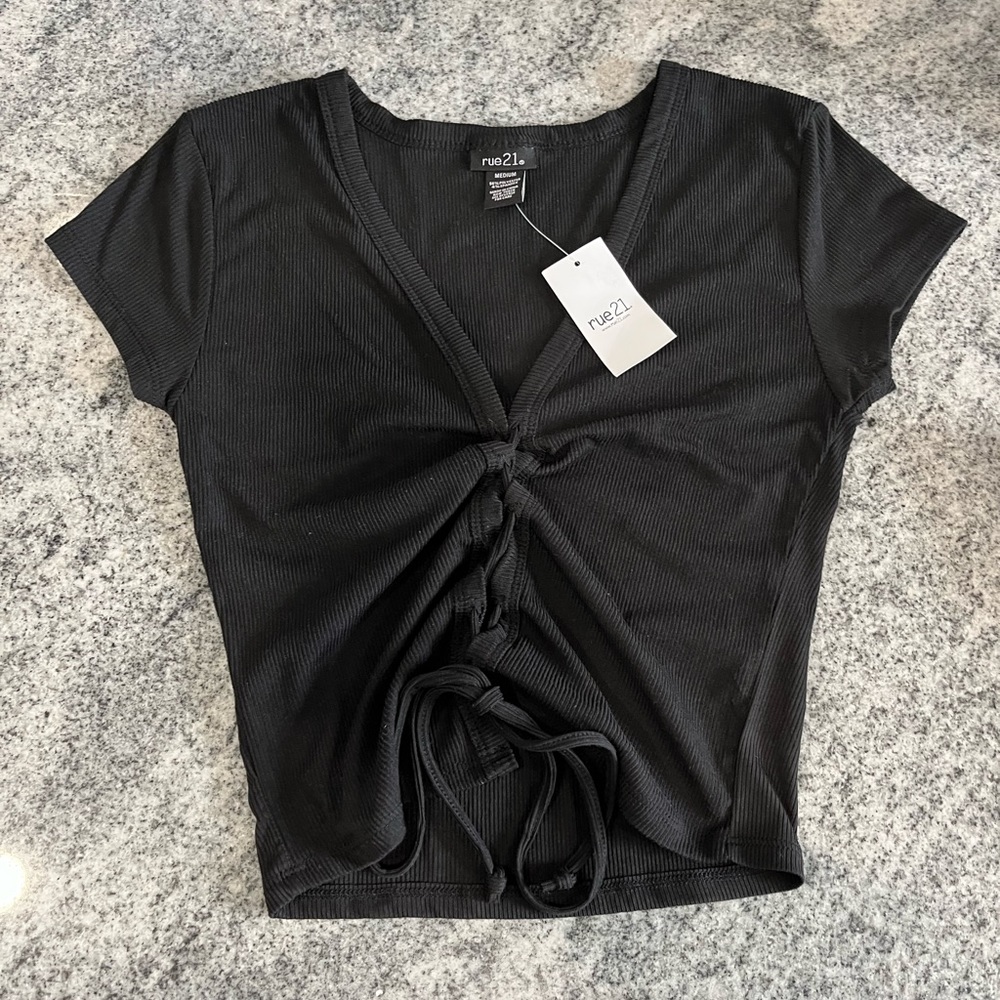 NWT Rue 21 Black Shirt